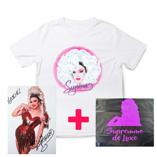 Camiseta Ilustración Supremme de Luxe + Tarjeta Firmada + Sobre personalizado
