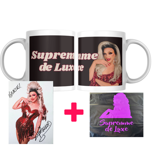 Taza Supremme de Luxe - Travestí + Tarjeta Firmada + Sobre personalizado